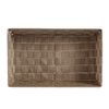 Cesta Multiusos Beige Tela 3,8 L 34 X 8,5 X 21 Cm (18 Unidades)