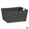 Cesta Multiusos Negro Tela 20 X 14 X 30 Cm (18 Unidades)