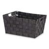 Cesta Multiusos Negro Tela 20 X 14 X 30 Cm (18 Unidades)