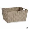 Cesta Multiusos Marrón Tela 5 L 30,4 X 14 X 20 Cm (18 Unidades)