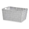 Cesta Multiusos Blanco Tela 30,4 X 14 X 20 Cm (18 Unidades)