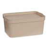 Caja De Almacenaje Con Tapa Beige Plástico 7,5 L 21,5 X 14,5 X 32 Cm (12 Unidades)