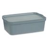 Caja De Almacenaje Con Tapa Gris Plástico 14 L 29,5 X 14,3 X 45 Cm (12 Unidades)