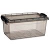 Caja De Almacenaje Con Tapa Antracita Plástico 8,5 L 24 X 16 X 37 Cm (12 Unidades)