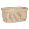 Cesto Para La Ropa Beige Plástico 10 L 24 X 17 X 35 Cm (24 Unidades)