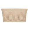 Cesto Para La Ropa Beige Plástico 10 L 24 X 17 X 35 Cm (24 Unidades)