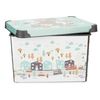 Caja De Almacenaje Con Tapa Infantil Carretera Plástico 17 L 27,5 X 22 X 36,5 Cm (12 Unidades)