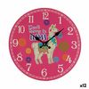 Reloj De Pared Llama 3 X 33,8 X 33,8 Cm (12 Unidades)