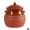 Olla Con Tapa Barro Cocido 4,5 L 25 X 27 X 25 Cm (2 Unidades)