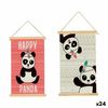 Decoración De Pared Oso Panda 1 X 54 X 33 Cm (24 Unidades)