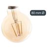 Bombilla Led E27 Vintage Transparente 4 W 8 X 12 X 8 Cm (12 Unidades)