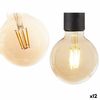 Bombilla Led Vintage E27 Transparente 4 W 9,5 X 14 X 9,5 Cm (12 Unidades)