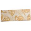 Lienzo Hoja De Planta Dorado 90 X 30 X 1,5 Cm (12 Unidades)