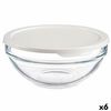 Fiambrera Redonda Con Tapa Chefs Blanco 595 Ml 14 X 6,3 X 14 Cm (6 Unidades)