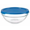 Fiambrera Redonda Con Tapa Chefs Azul 595 Ml 14 X 6,3 X 14 Cm (6 Unidades)