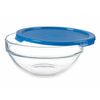 Fiambrera Redonda Con Tapa Chefs Azul 595 Ml 14 X 6,3 X 14 Cm (6 Unidades)