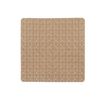 Alfombrilla Antideslizante Para Ducha Cuadros Beige Pvc 50,3 X 50,3 X 0,7 Cm (6 Unidades)