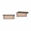 Caja De Almacenaje Con Tapa Stefanplast Elegance Beige Plástico 5 L 19,5 X 11,5 X 33 Cm (12 Unidades)