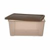 Caja De Almacenaje Con Tapa Stefanplast Elegance Marrón Plástico 29 X 17 X 39 Cm (6 Unidades)