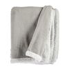 Manta Blanco Gris Claro 130 X 1 X 170 Cm (6 Unidades)