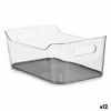 Organizador De Cajones Plástico Reciclado Gris 17 X 10,5 X 24,5 Cm (12 Unidades)