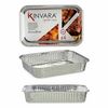 Set De Fuentes De Cocina Desechable Rectangular Aluminio 31,5 X 6,5 X 20,5 Cm (24 Unidades)