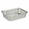 Set De Fuentes De Cocina Desechable Con Tapa Aluminio 19 X 6,8 X 25,5 Cm (24 Unidades)