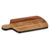 Tabla De Cortar Negro Madera De Acacia 21,5 X 1,5 X 33,5 Cm (12 Unidades)