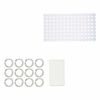 Set De Baño Blanco Pvc Polietileno Eva (12 Unidades)