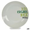 Plato Llano Organic Porcelana 24,4 X 2,6 X 24,4 Cm (10 Unidades)