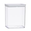 Tarro Transparente Silicona Poliestireno Abs 3,3 L 10,5 X 23,7 X 21 Cm (6 Unidades)