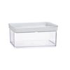 Tarro Transparente Silicona Poliestireno Abs 1,1 L 10,5 X 9 X 21 Cm (18 Unidades)