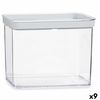 Tarro Transparente Silicona Poliestireno Abs 2,2 L 10,5 X 16,1 X 21 Cm (9 Unidades)