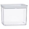 Tarro Transparente Silicona Poliestireno Abs 2,2 L 10,5 X 16,1 X 21 Cm (9 Unidades)