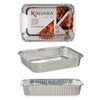 Set De Fuentes De Cocina Desechable Aluminio 22 X 15,6 X 4,8 Cm (12 Unidades)