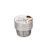 Set De Fuentes De Cocina Desechable Redondo Aluminio 8,5 X 8 X 8,5 Cm (12 Unidades)