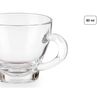 Juego De Tazas De Café Transparente Vidrio 80 Ml (24 Unidades)