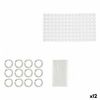 Set De Baño Transparente Pvc Polietileno Eva (12 Unidades)