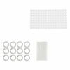 Set De Baño Transparente Pvc Polietileno Eva (12 Unidades)