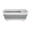 Escurridor De Cocina Plegable Blanco Gris Polipropileno Tpr 37,9 X 29,3 X 12 Cm (6 Unidades)