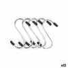 Gancho Para Colgar Set Plateado Metal 7 Cm (12 Unidades)