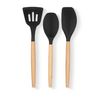 Set De Utensilios Para Cocina Madera Silicona (6 Unidades)