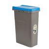 Papelera Stefanplast Azul Gris Plástico 25 L (6 Unidades)