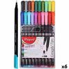 Set De Rotuladores Maped Graph´peps Classic Multicolor (6 Unidades)