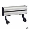 Portarrollos De Cocina Plateado Metal 34 X 9 X 20 Cm (4 Unidades)