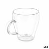 Taza Mug Transparente Vidrio De Borosilicato 270 Ml (24 Unidades)