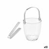 Cubitera Transparente Metal Vidrio 800 Ml (12 Unidades)