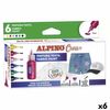 Set De Pintura Alpino Fabric Paint Textil (6 Unidades)