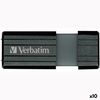 Memoria Usb Verbatim Pinstripe Negro 32 Gb