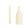 Set De Velas Crema 2 X 2 X 20 Cm (12 Unidades)